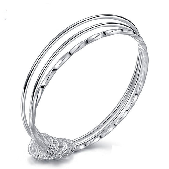 Three Circle Bangle Bracelet - KKLABIB LTD