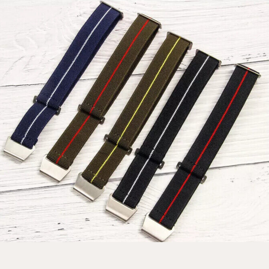 One Piece Nylon Elastic 18mm Watch Straps