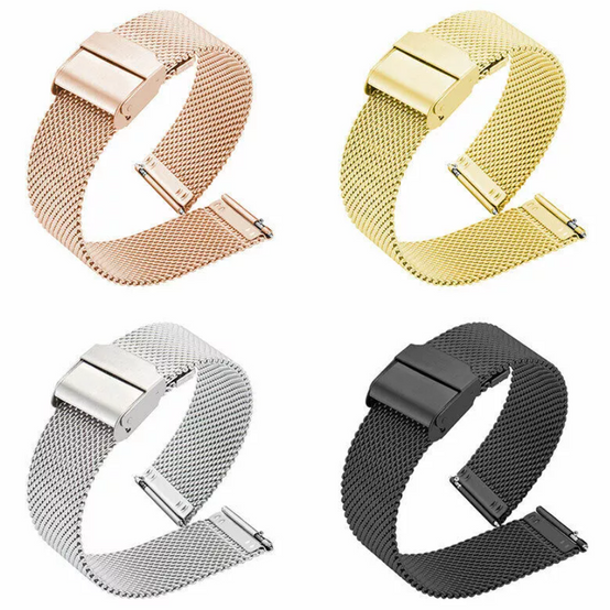 Mesh Stainless Steel Watch Band Wrist Bracelet