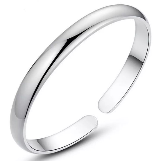 925 Sterling Silver Open Cuff Bangle Bracelets